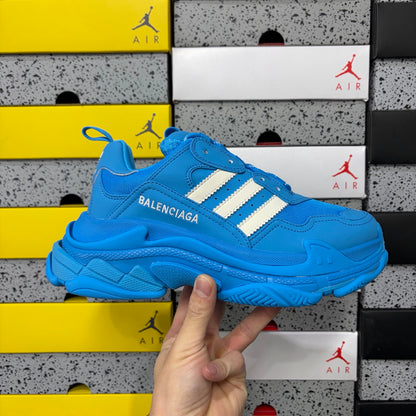 BLG Triple S x Adidas White/Blue