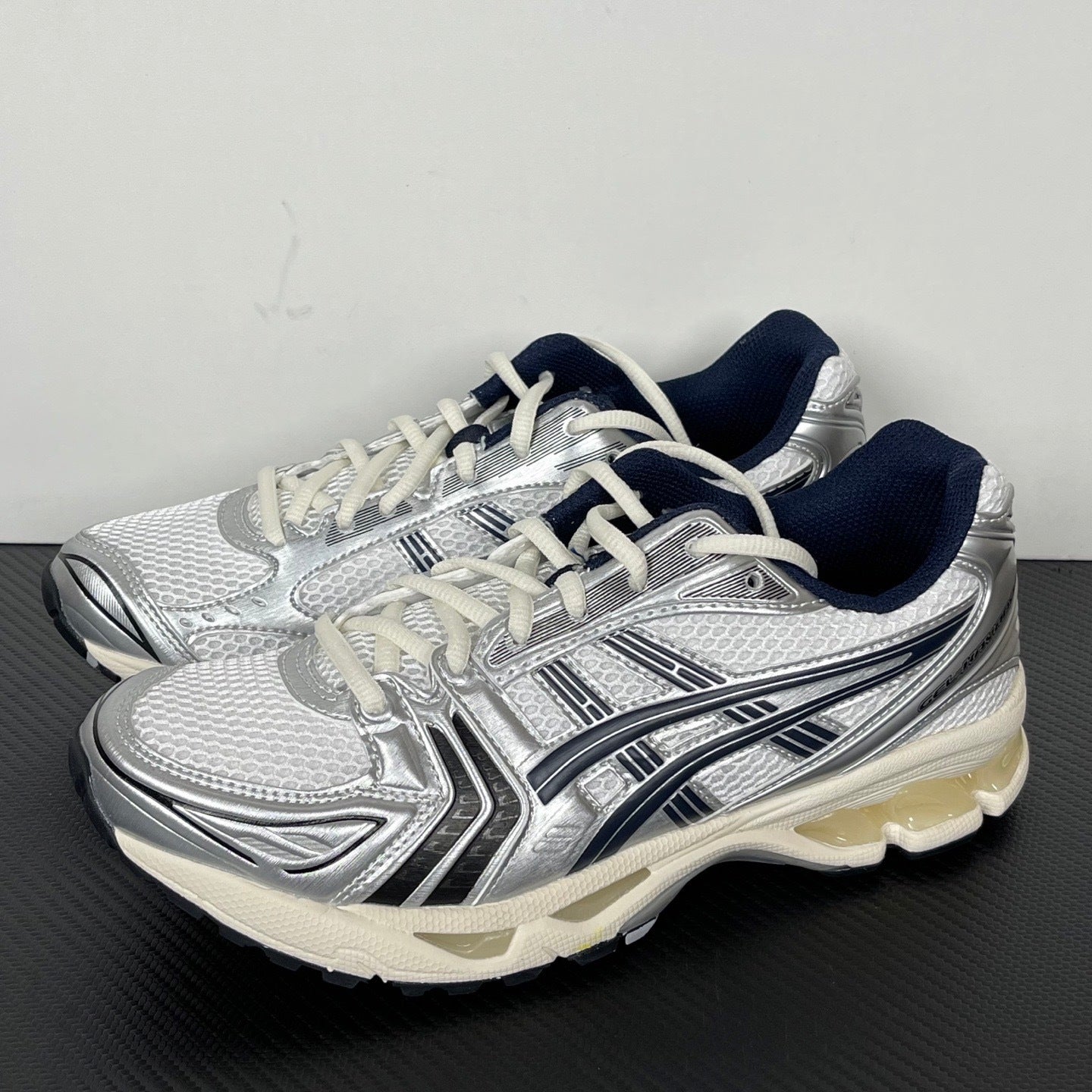 Kayano 14 Silver / Navy / Cream