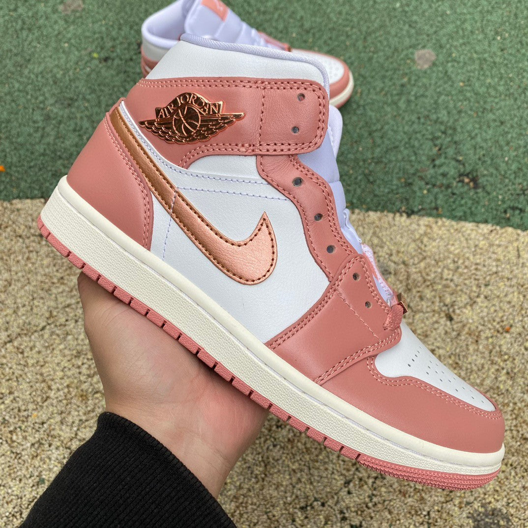 AJ1 MID Red Stardust