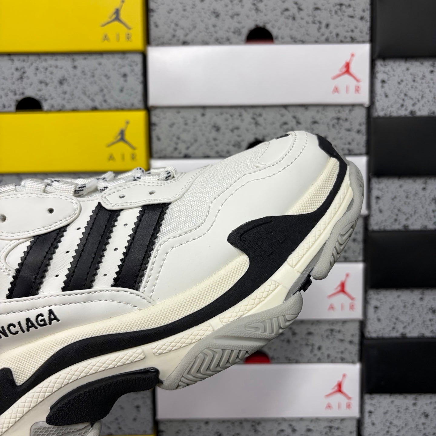 BLG Triple S x Adidas White/Black