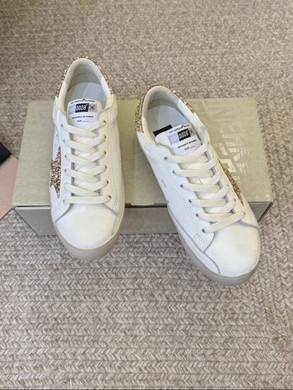 GDGS Super-Star Gold Shine Star Gum Sole