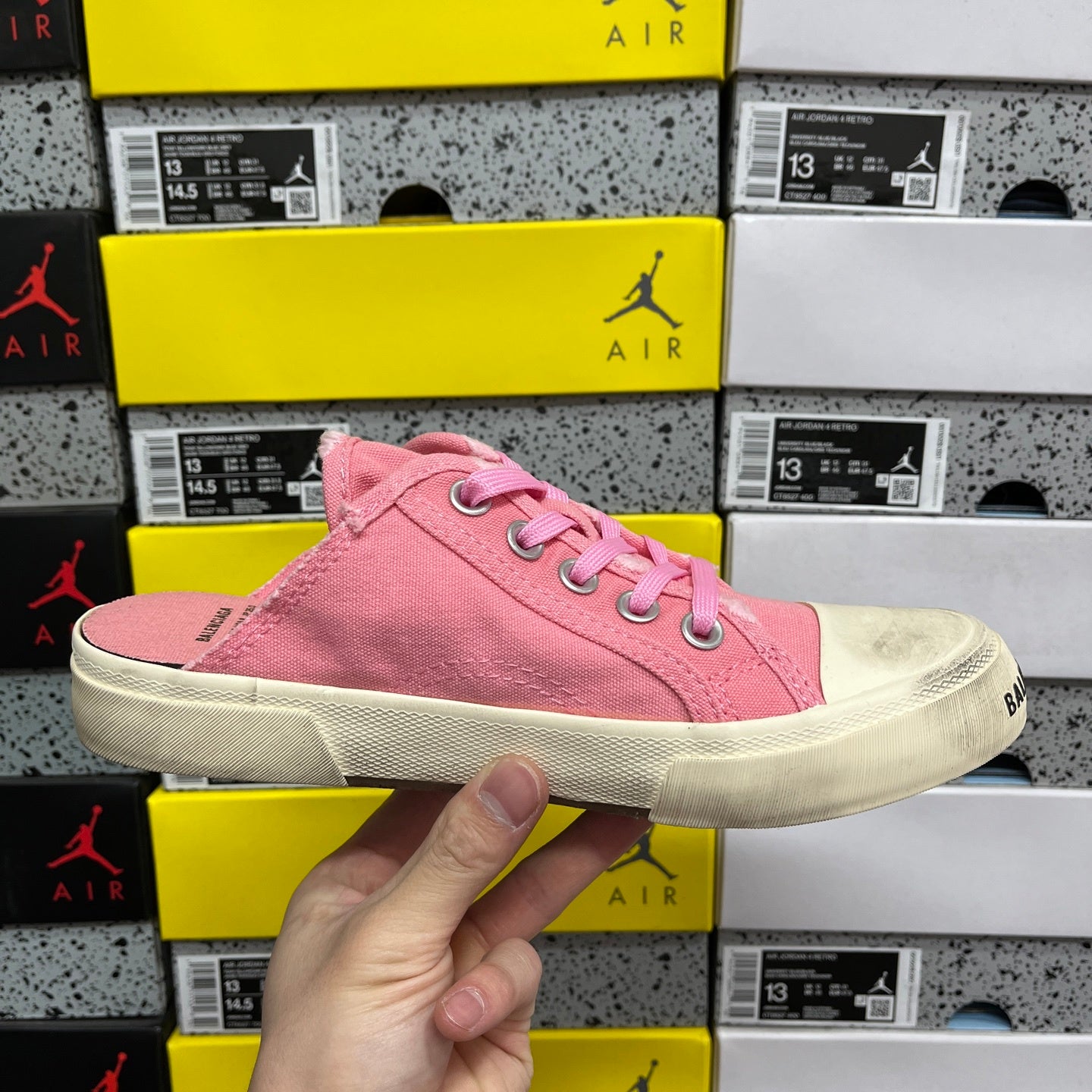 BLG Paris Mule Destroyed - Pink