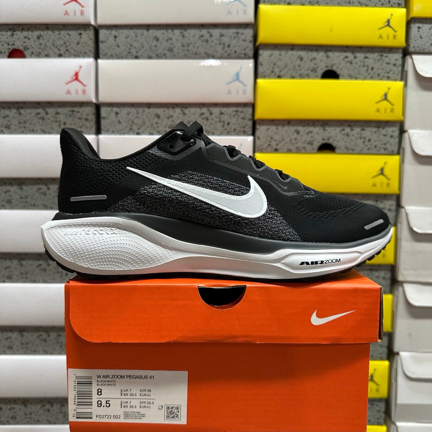 Air Zoom Pegasus 41 Black/White