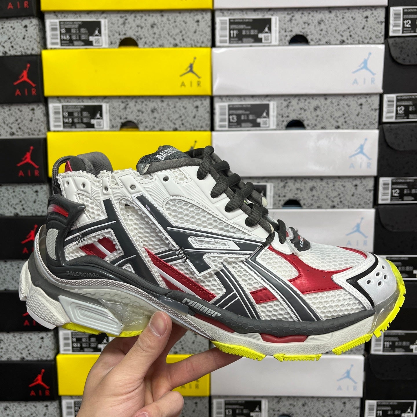 BLG Runner 7.0 White/Grey/Yellow/Red