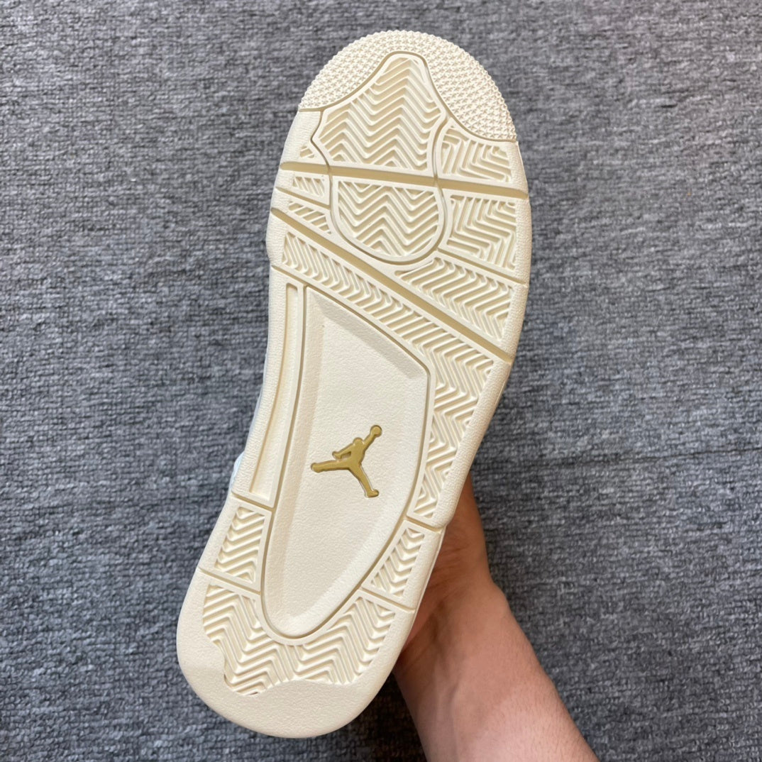 AJ4  Retro Metallic Gold