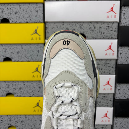 BLG Triple S Mule White/Black/Red/Beige