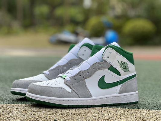 AJ1 MID Grey Green