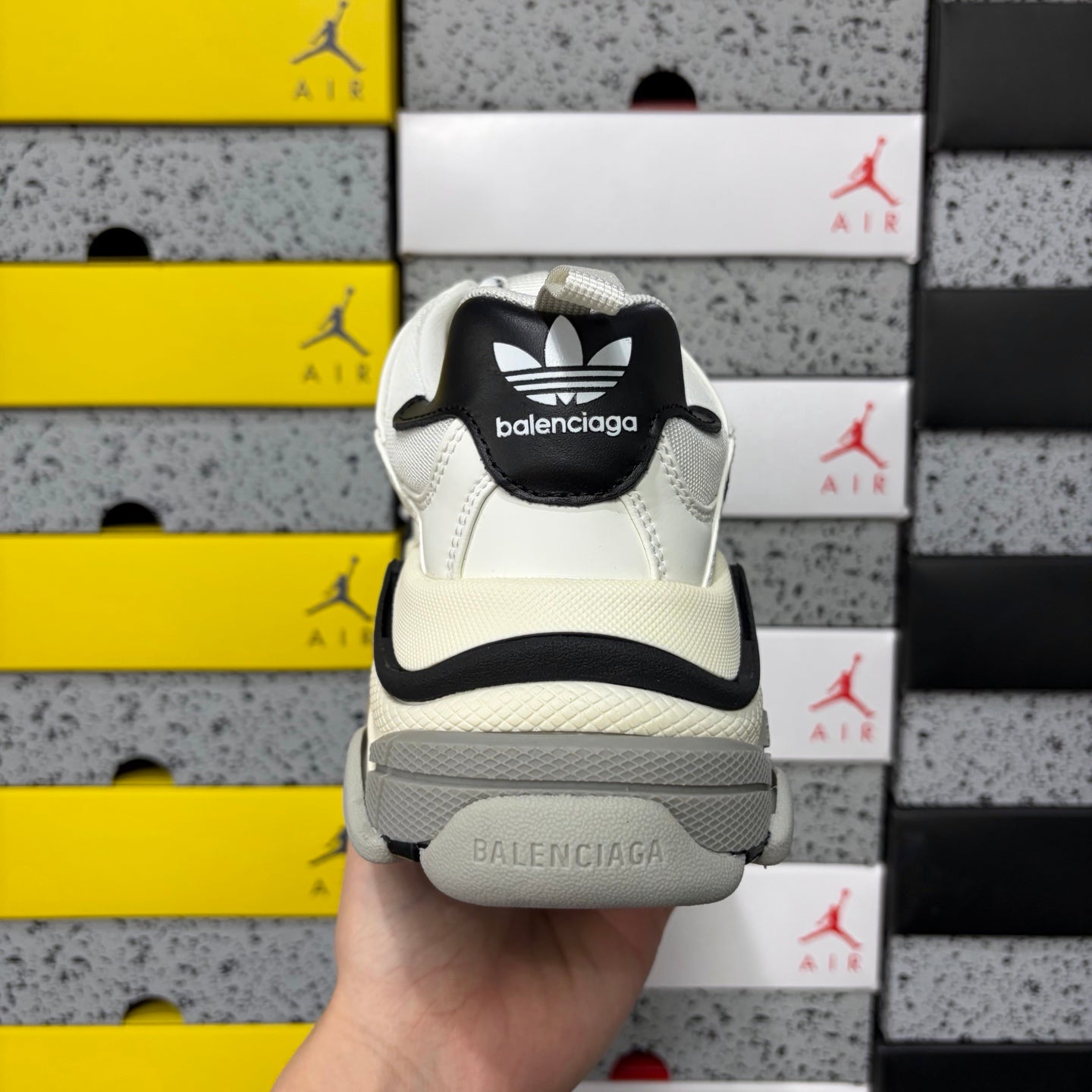 BLG Triple S x Adidas White/Black