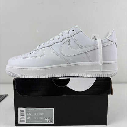 AF1 Flea White Red