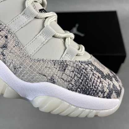 AJ11 Retro Low Light Bone Snakeskin