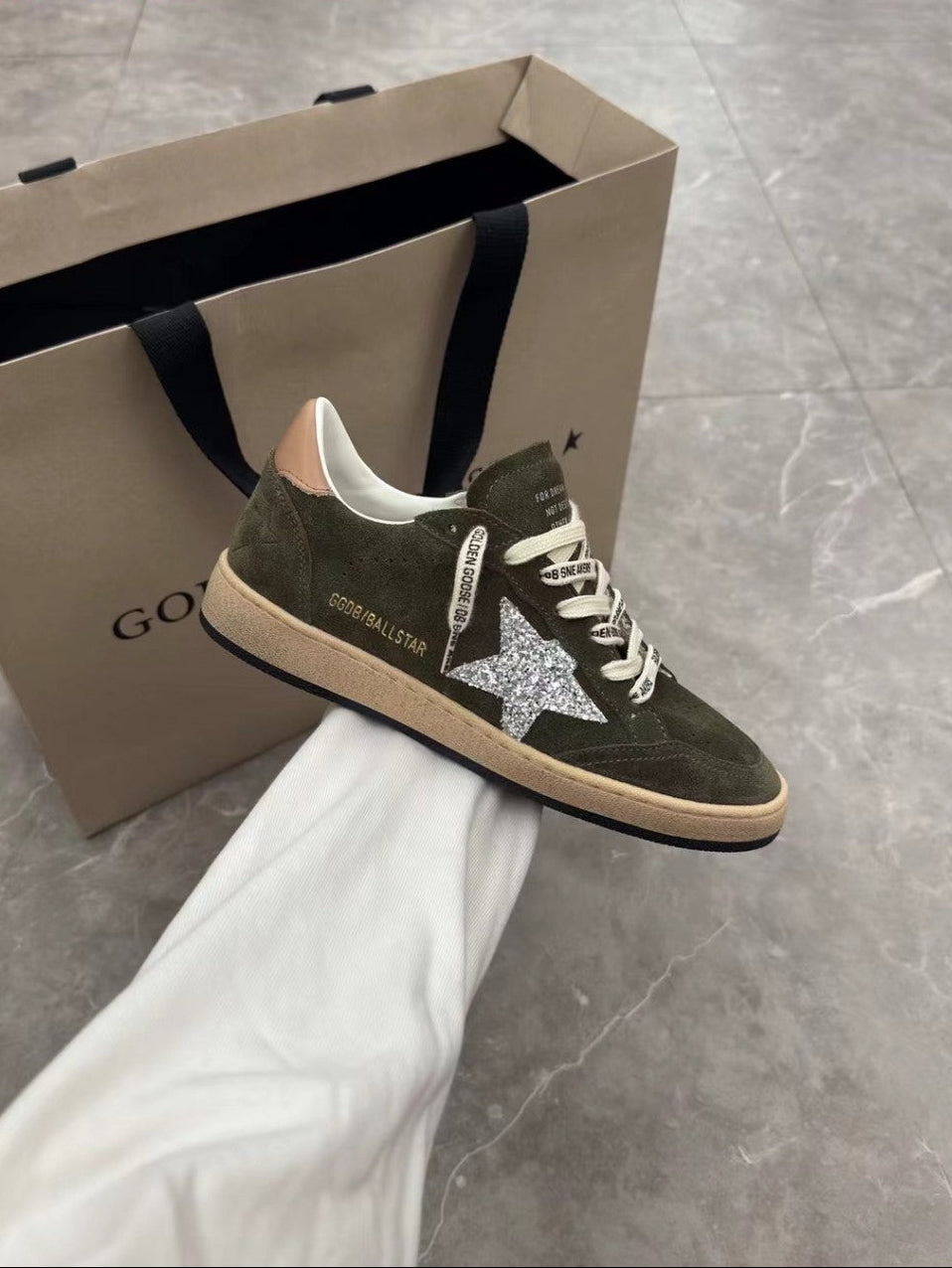 GDGS Ballstar Olive Salamon Shine Silver Star