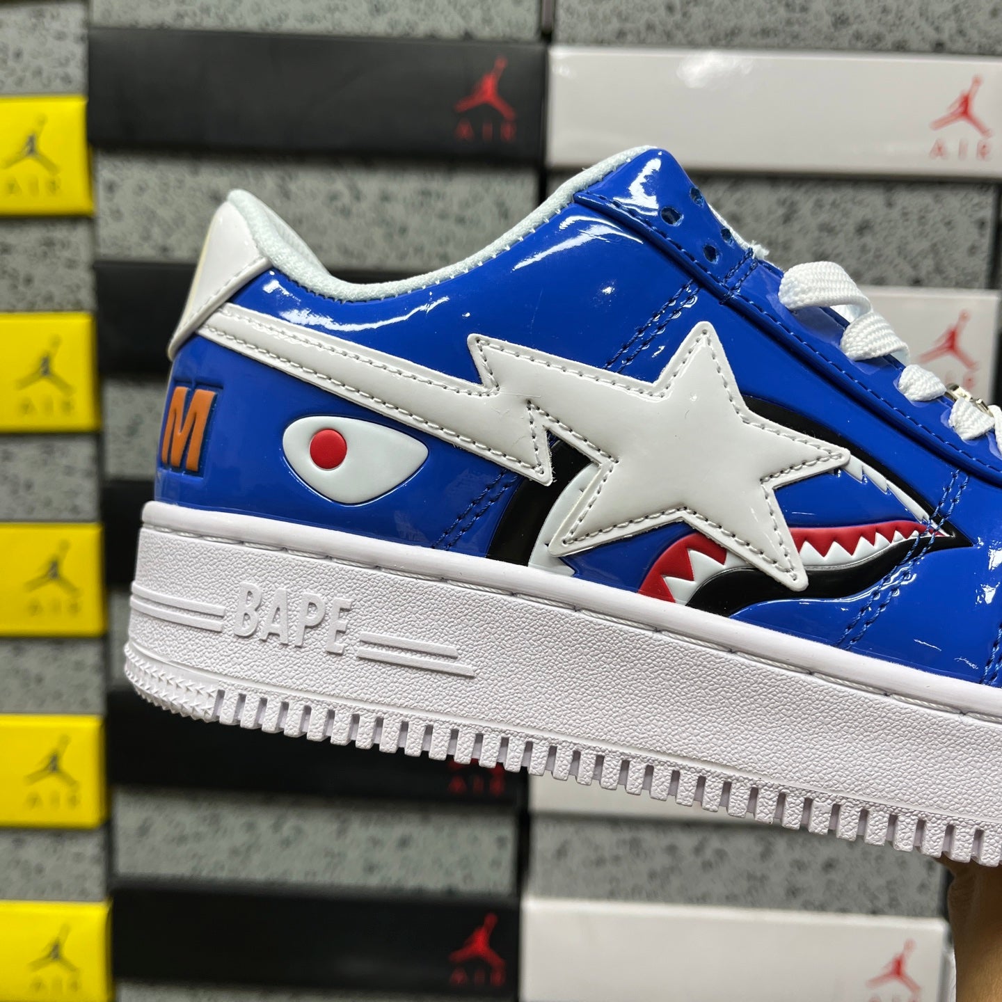 Bape STA Low Shark Blue