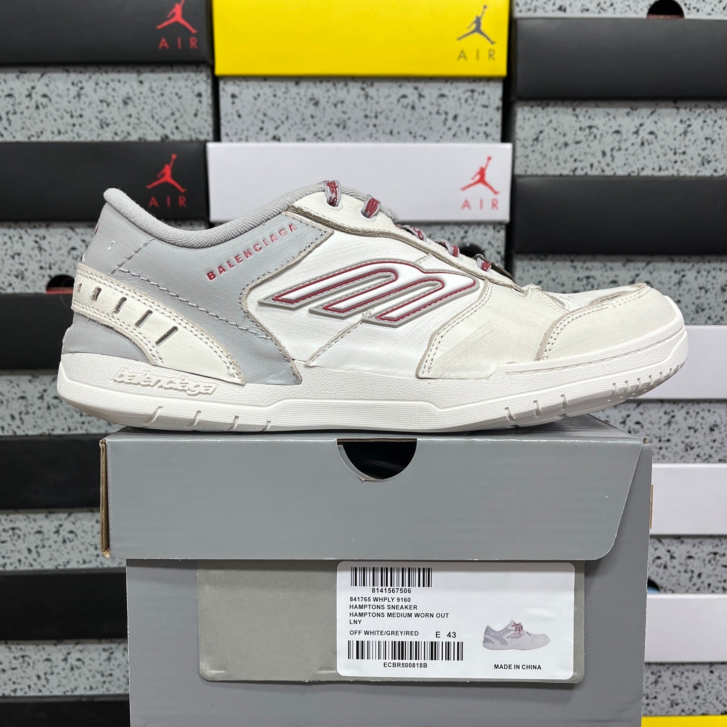BLG Hamptons White/Red/Grey