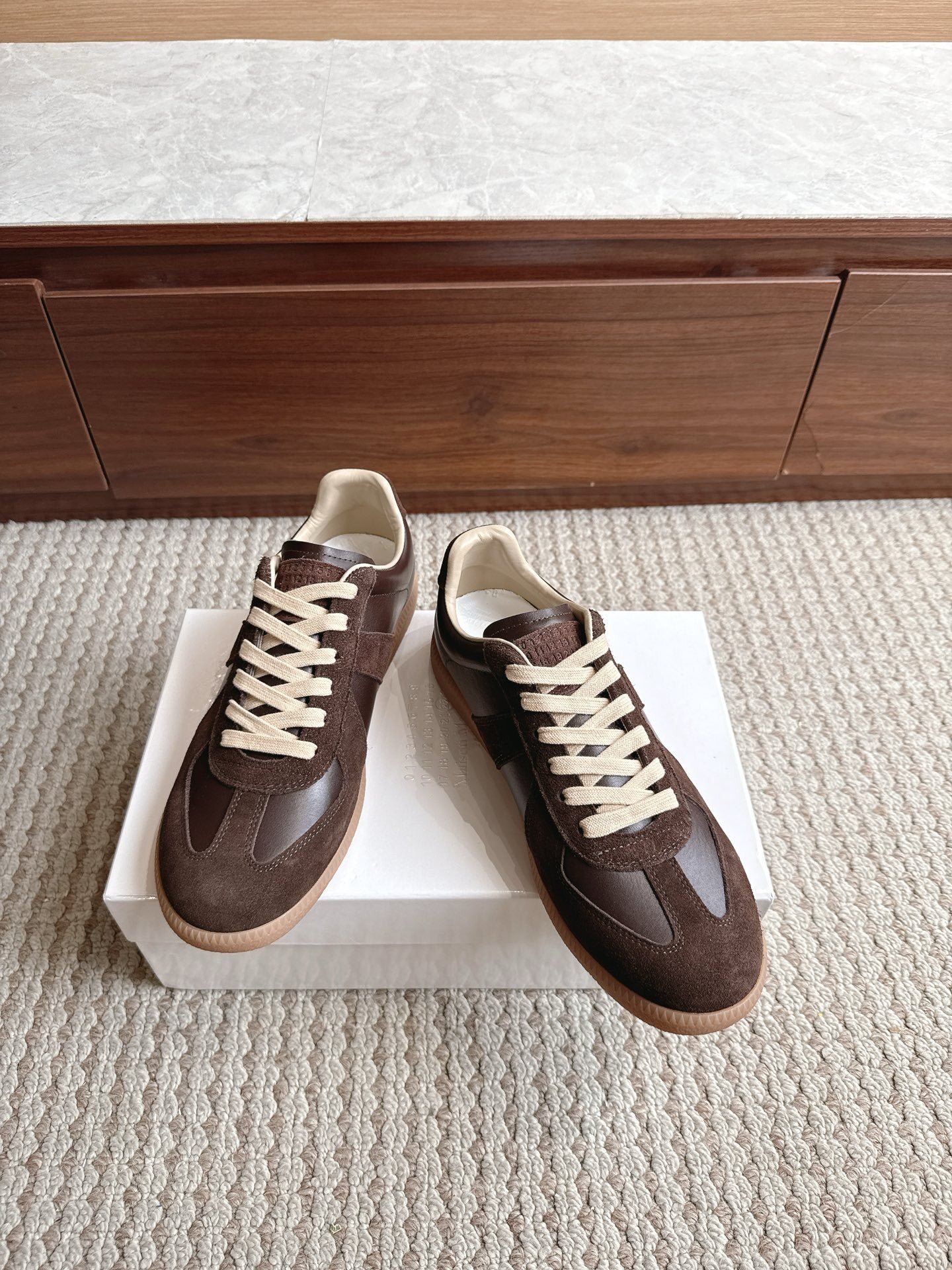 Maison Gum Sole Lether Brown