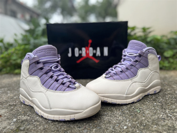 AJ10 White and Purple
