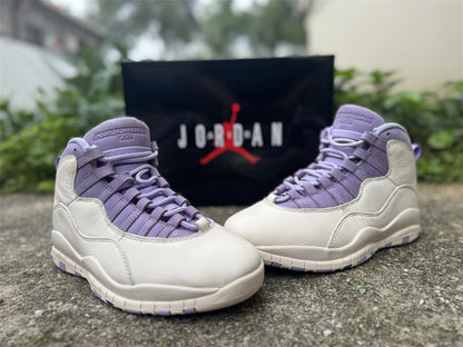 AJ10 White and Purple