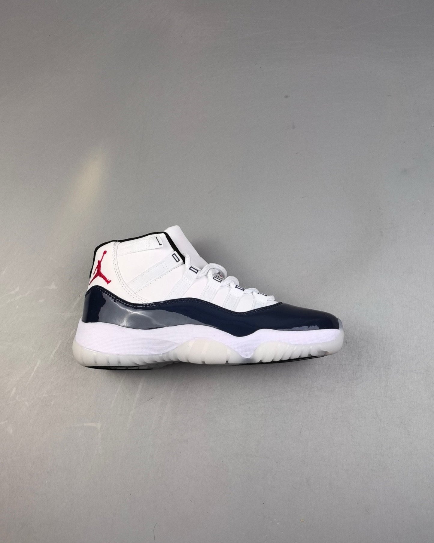 AJ11 High White and Blue Navy