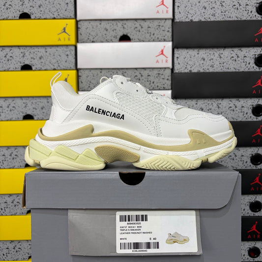 BLG Triple S White/Beige