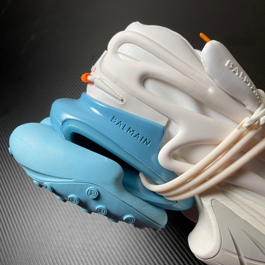 Balmain Unicorn White Blue