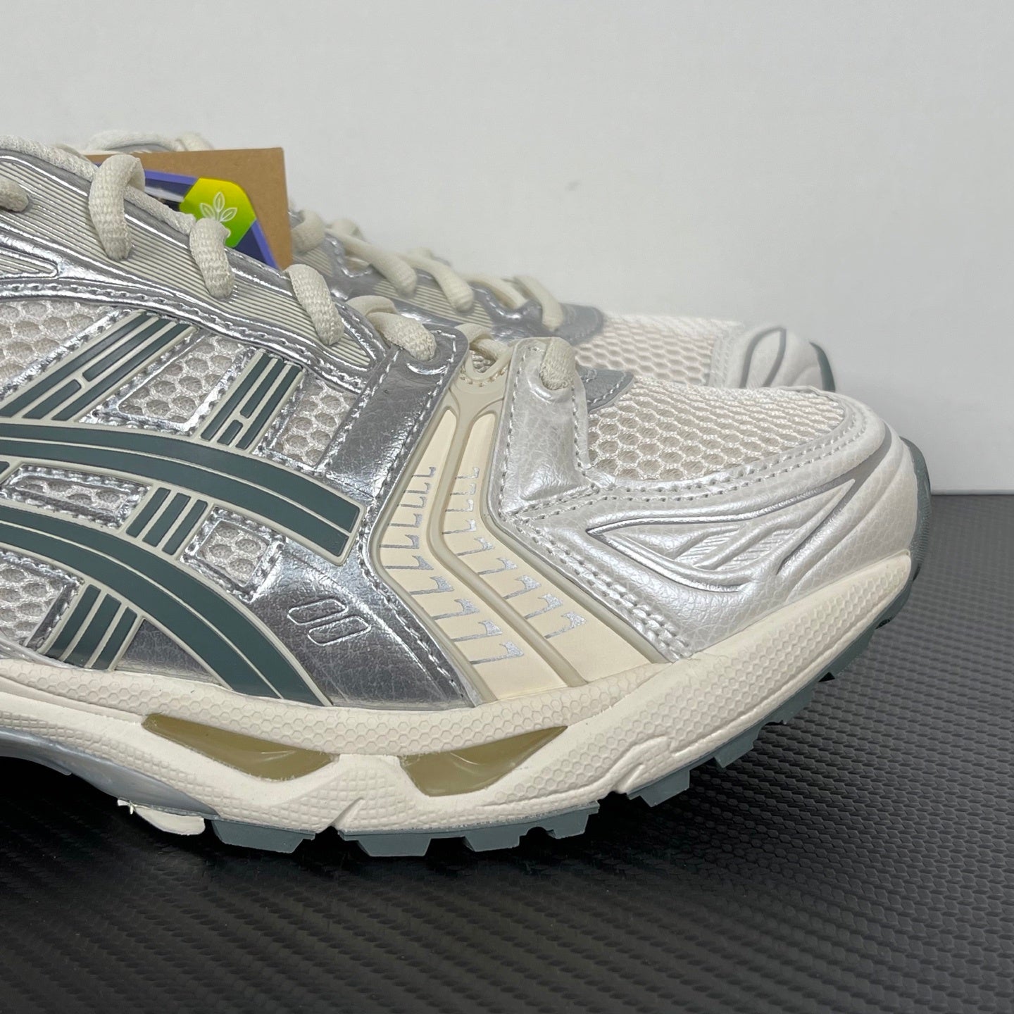 Kayano 14 Silver / Green / Cream