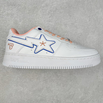 Bape STA Low BAPY White Pink