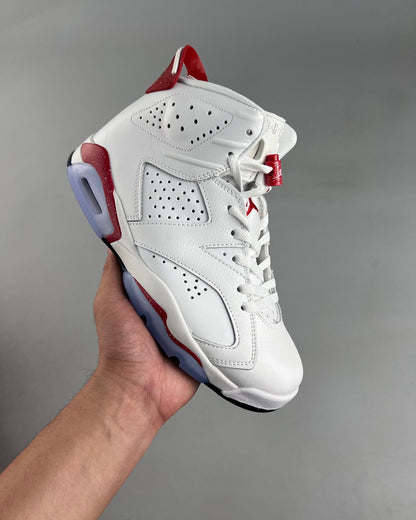 AJ6 Retro White and Red