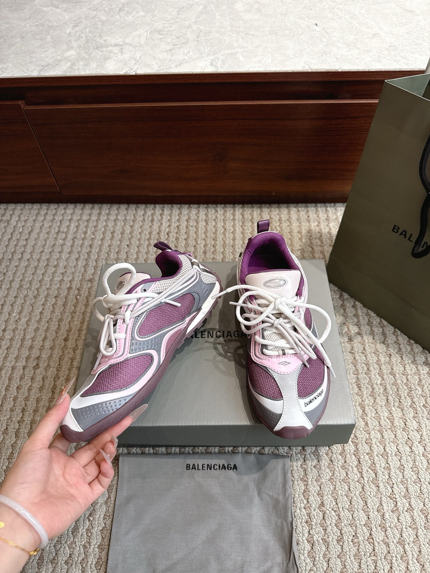 BLG Radar Gradient Purple/grey/pink/white