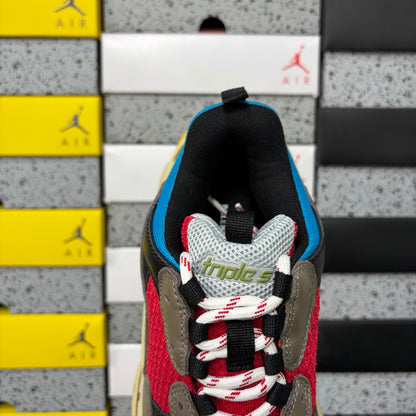 BLG Triple S Beige/Red/Borwn/Blue