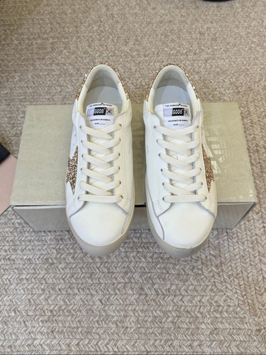 GDGS Super-Star Gold Shine Star Gum Sole