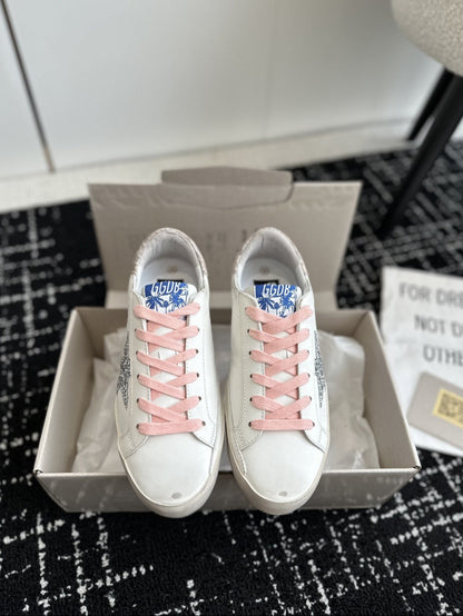 GDGS Superstar Pink Laces Silver Star
