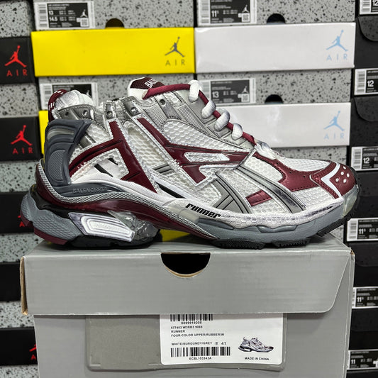 BLG Runner 7.0 White/Begundy/Grey