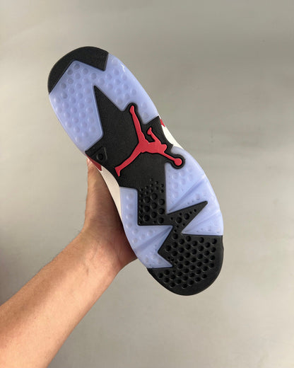 AJ6 Retro White and Red