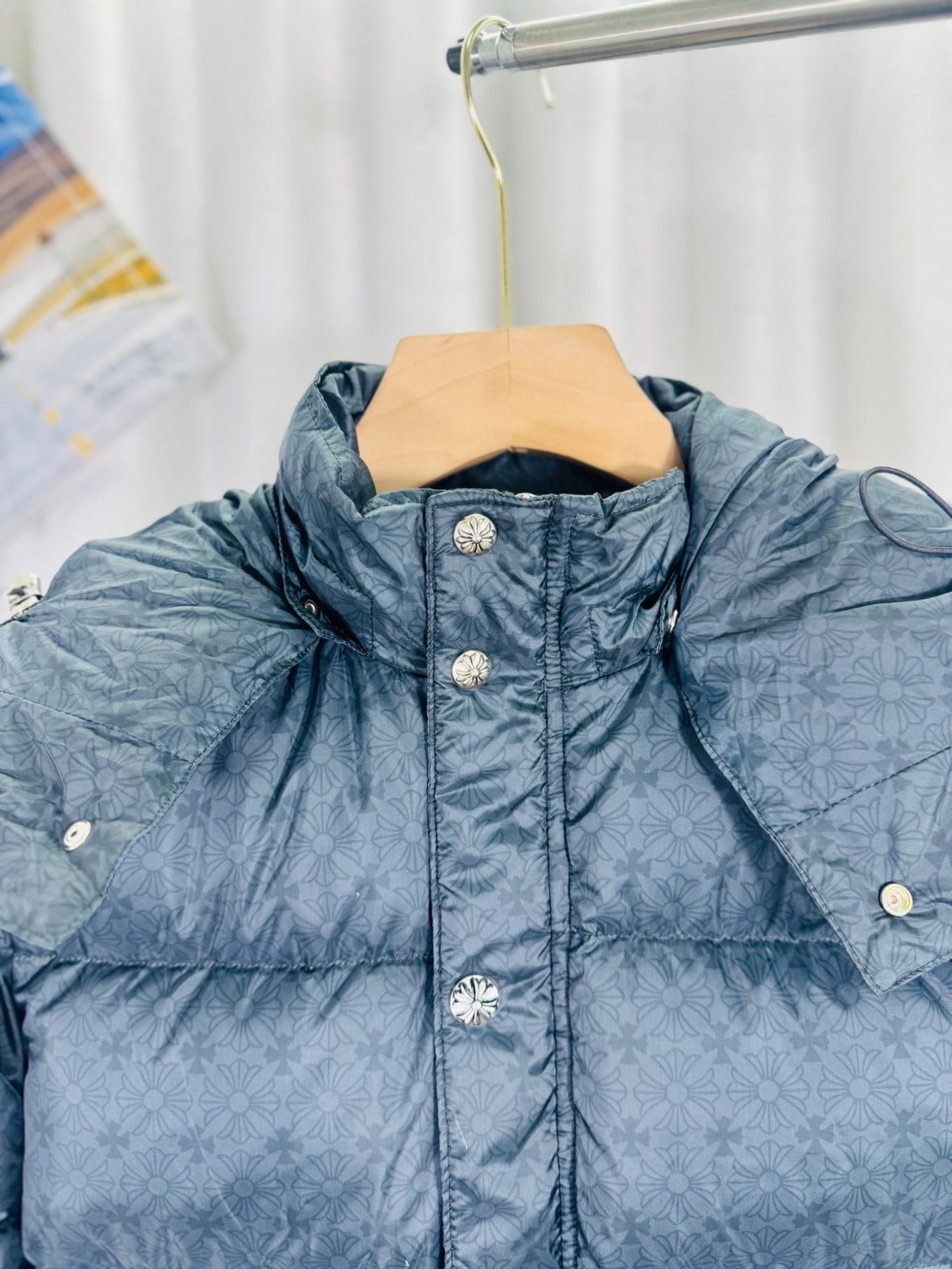 Puffer Chorme Black