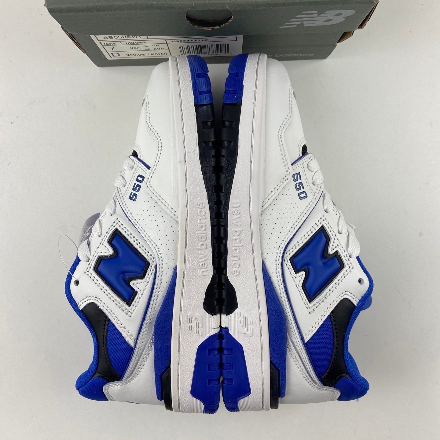 550 White and Blue