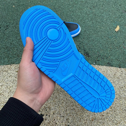AJ1 MID University Blue Black