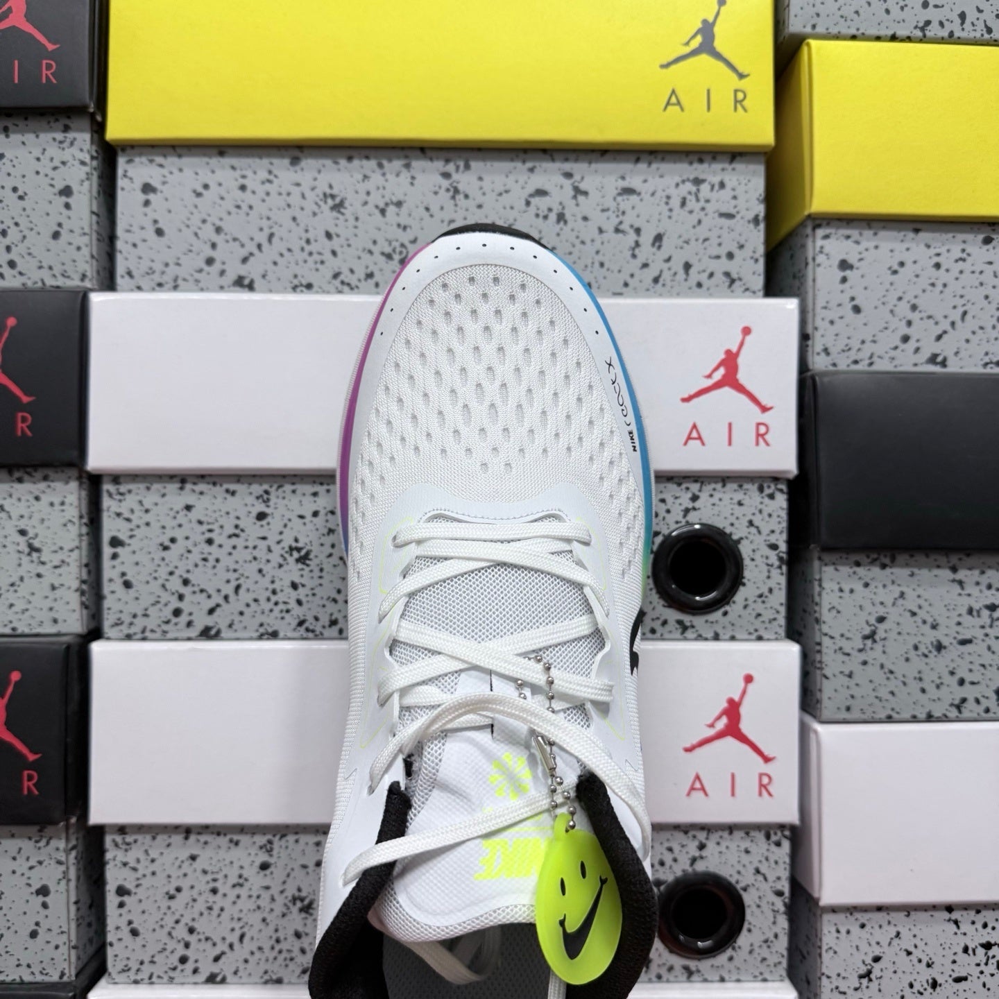 Nk Air Alphazoom White/Blue/Yellow