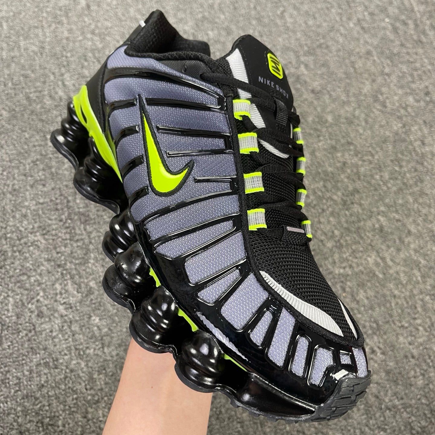 Aware Shox TL Black/Green/Dark