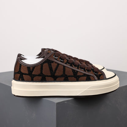 Valentino Beige & Black Toile Totaloop Iconographe