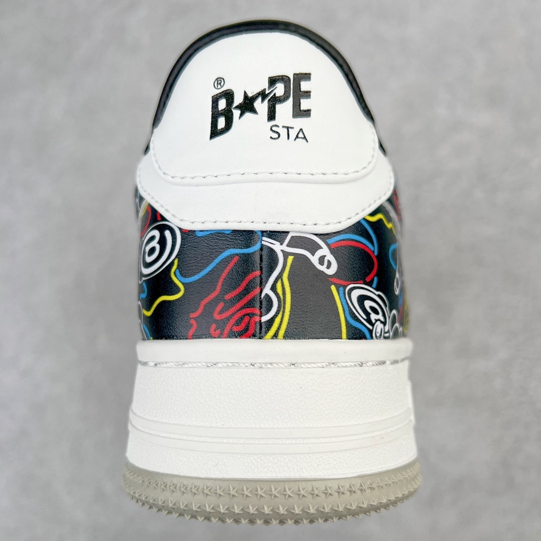 Bape STA Low Medicom Toy Be@r Camo Black