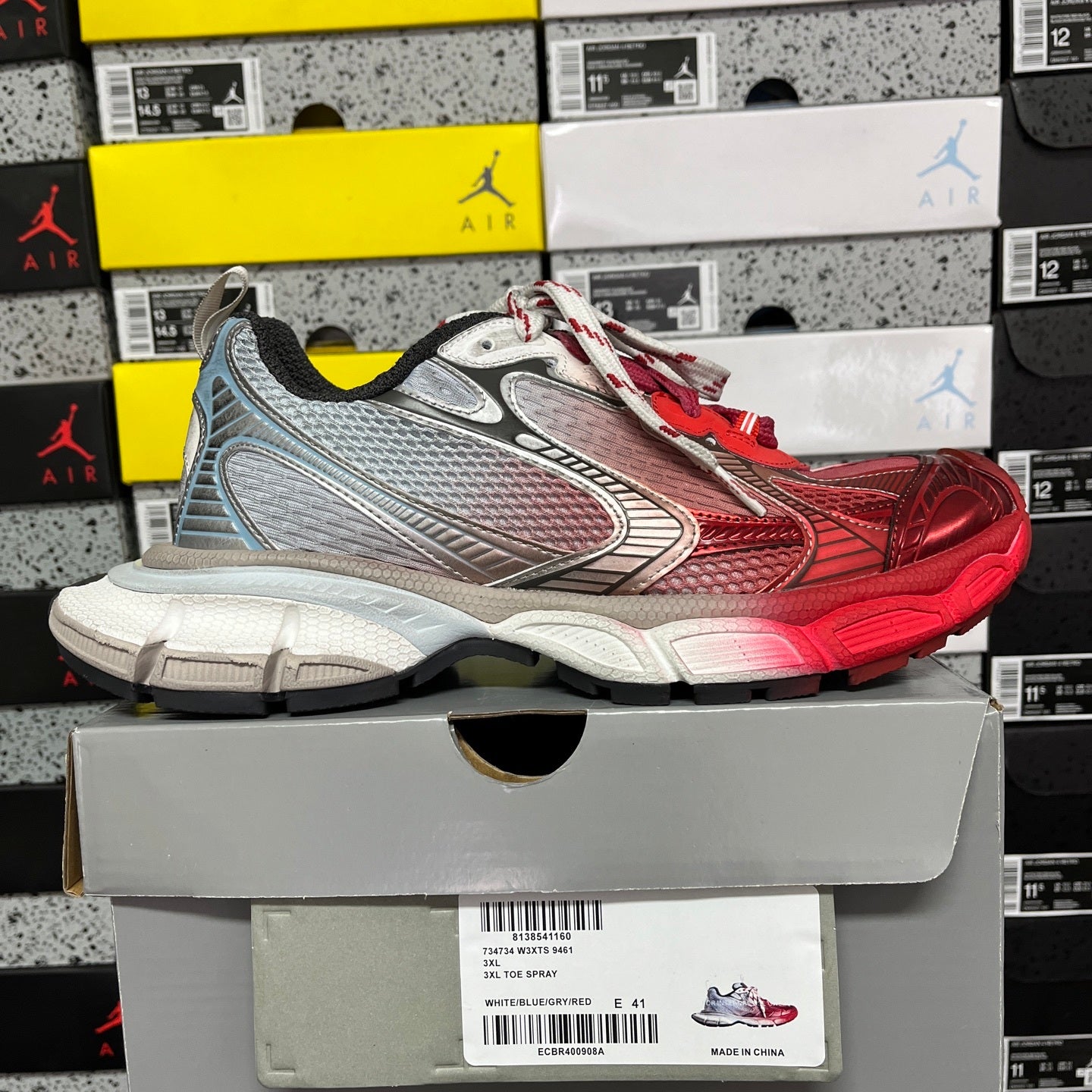 BLG 3XL Red/Grey/White