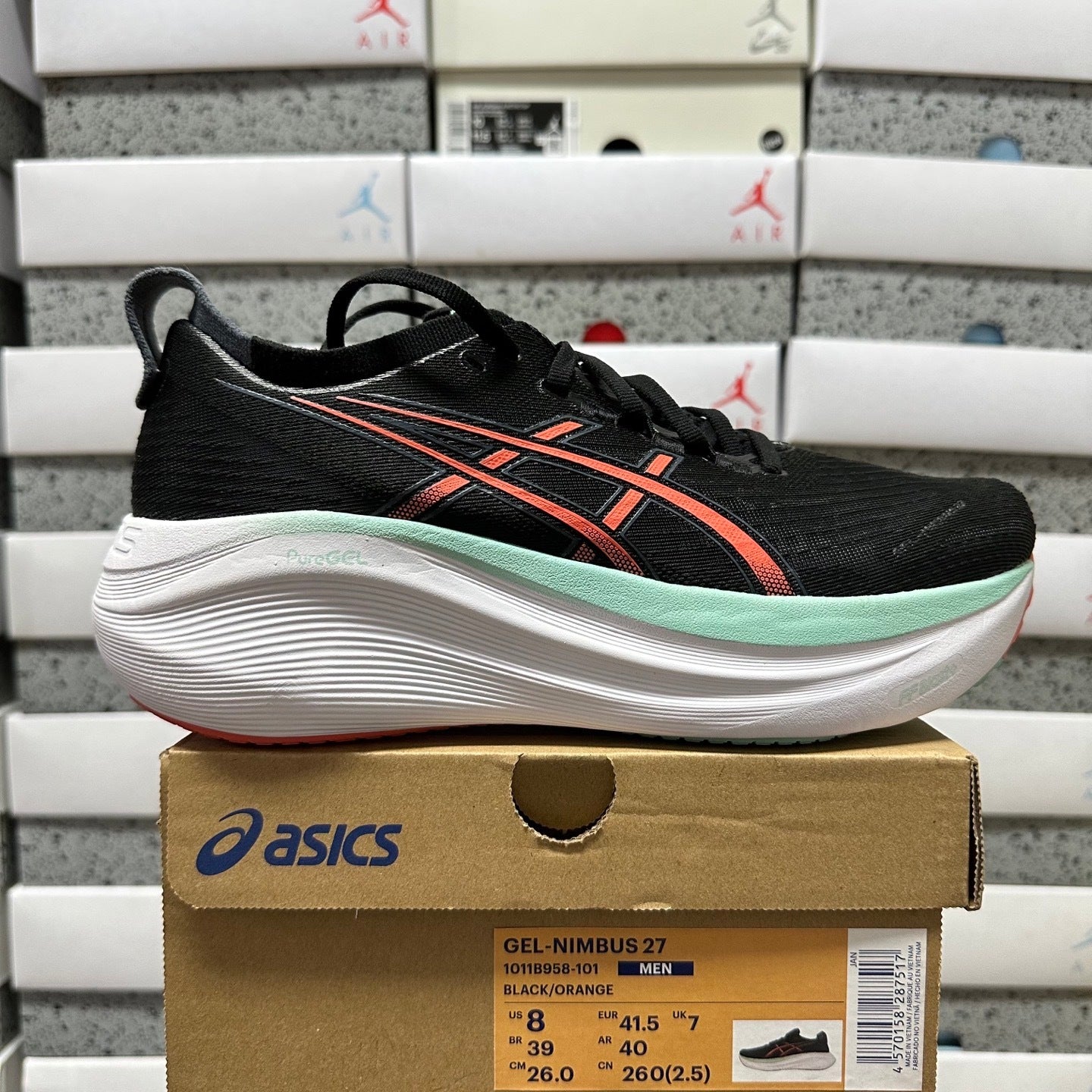 GEL-NIMBUS 27 Black/Orange