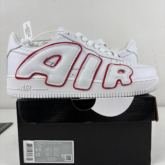 AF1 Flea White Red
