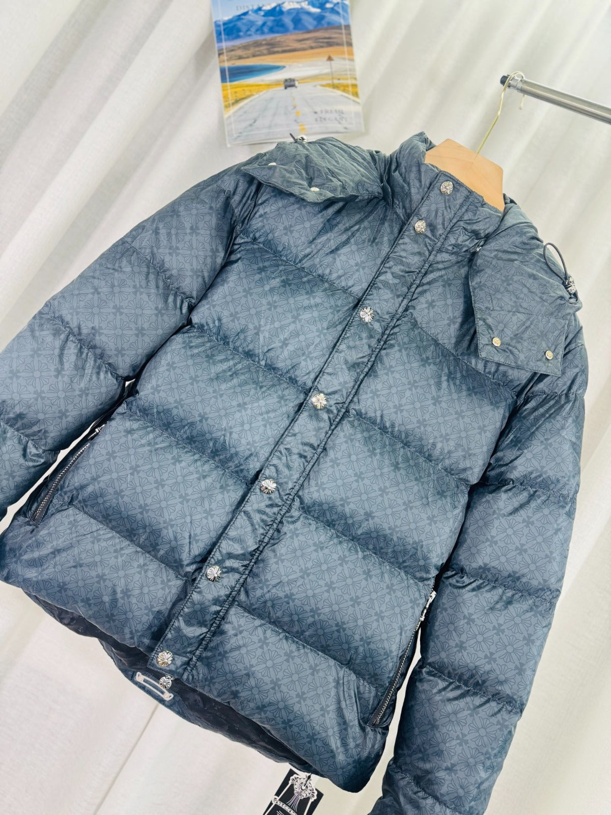 Puffer Chorme Black