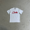 C Star red and white Tee White