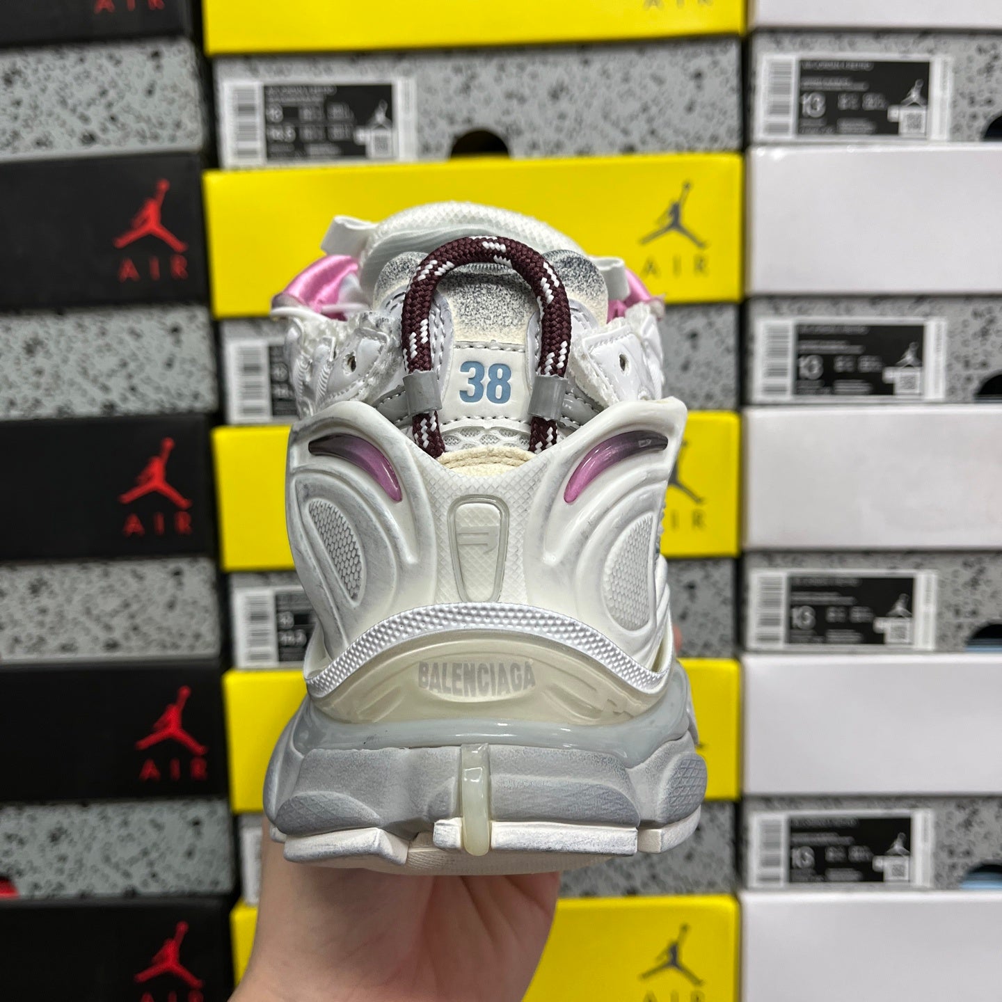 BLG Runner White/Pink/Blue