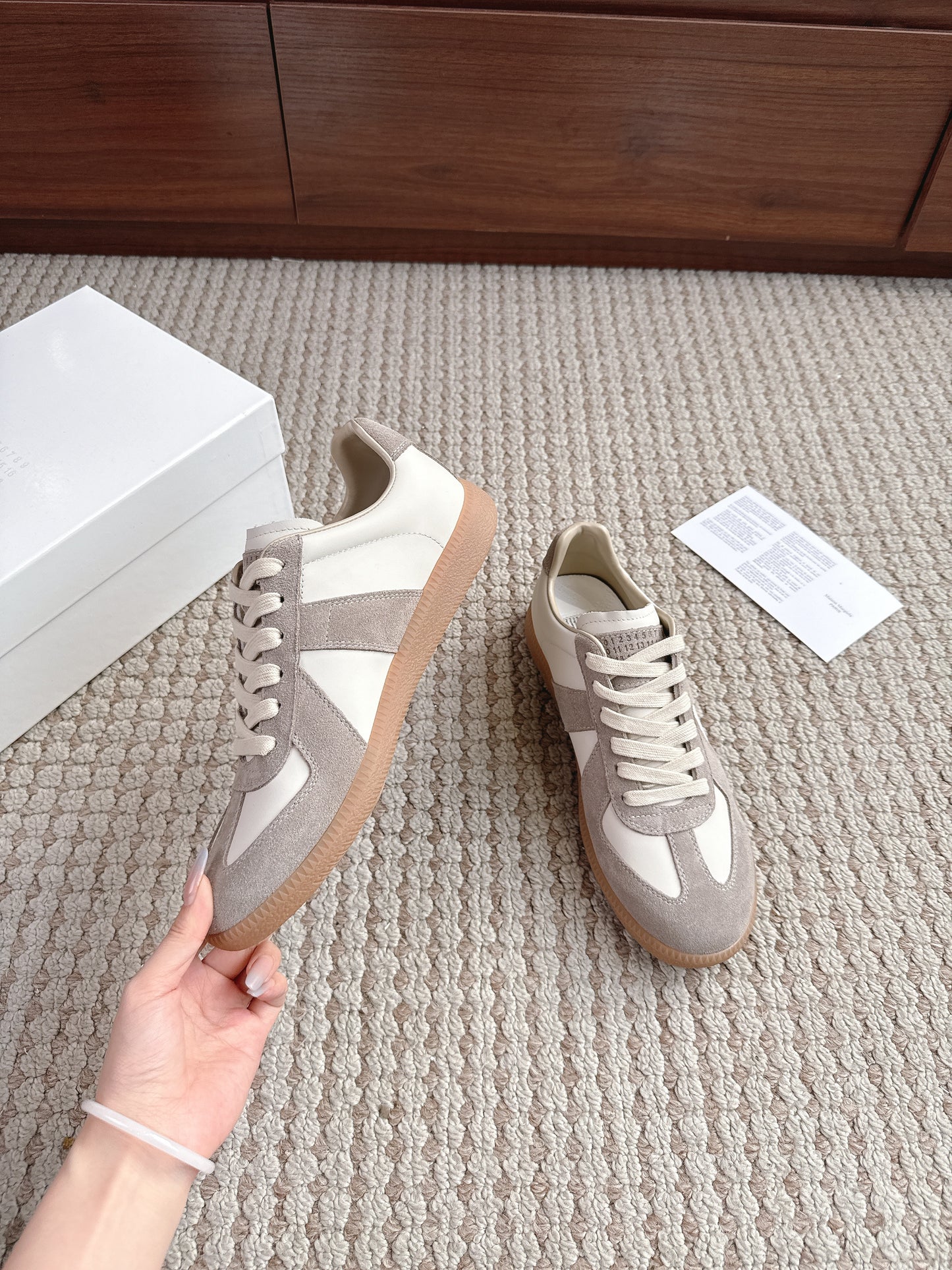 Maison White Brown Strap