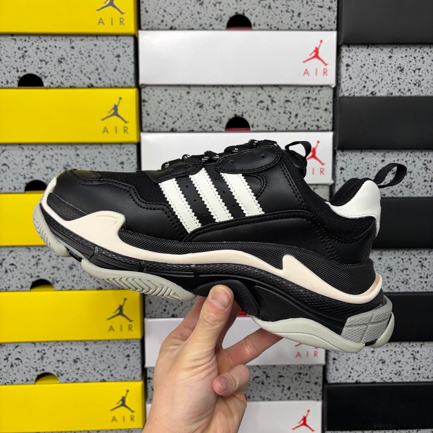 BLG Triple S x Adidas White/Black