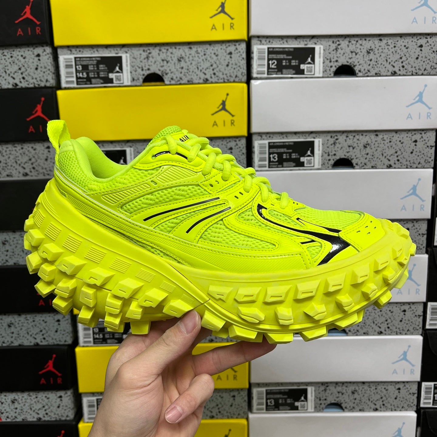 Defender Rubber Platform Fluo Yellow/Black