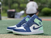 AJ1 MID Mystic Navy Mint Foam
