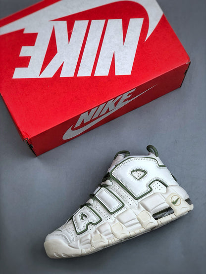 Uptempo Pure White Green